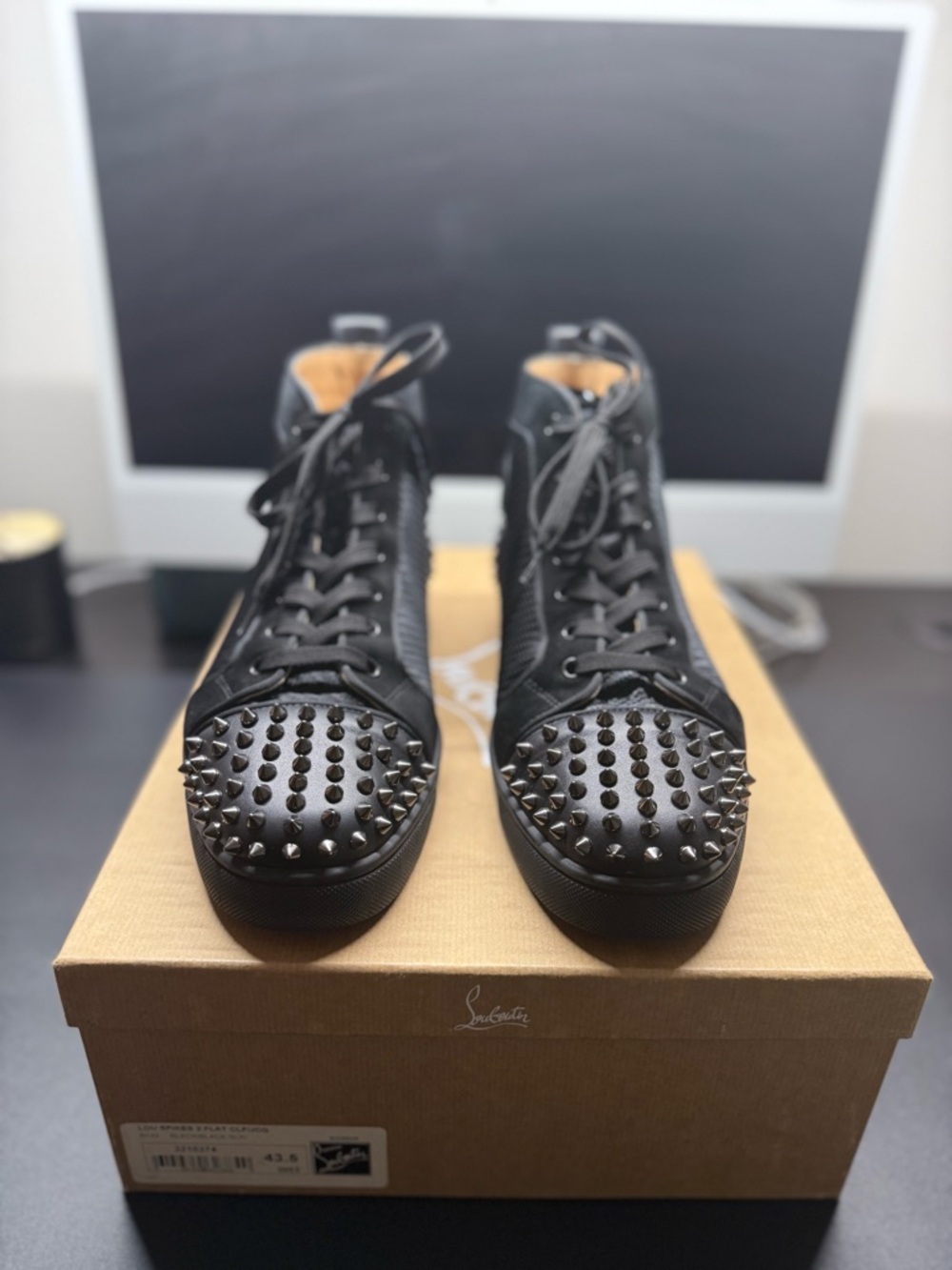 Christian Louboutin Lou Spikes 2 Flat